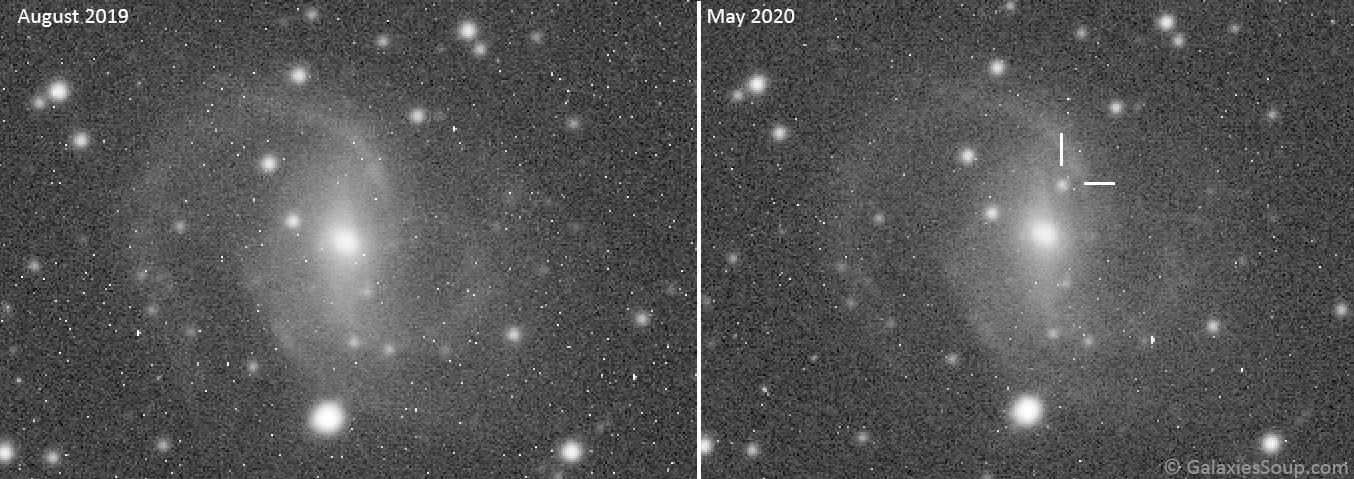 Andromeda belt and galaxy